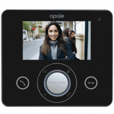 Came Bezsłuchawkowy panel wewnętrzny wideo OPALE W BLACK, LCD 4,3
