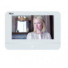 Nice 7” monitor z dotykowym ekranem z czytnikiem kart micro SD i modułem Wi-Fi w kolorze białym PRO TWO