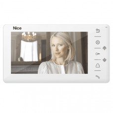 Nice Monitor 7” wyświetlacz z dotykowymi przyciskami w kolorze białym LOOK W