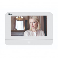Nice Monitor 7” z dotykowym ekranem z czytnikiem kart micro SD i modułem WIFI w kolorze białym PRO TWO